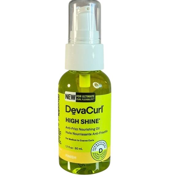 DevaCurl High Shine Anti-Frizz Nourishing Oil for Curly Hair 1.7fl. oz Deva Curl - Picture 1 of 3